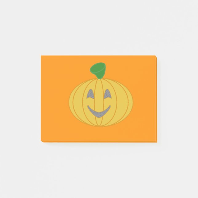 Bloco De Notas Pumpkin Laranja (Frente)