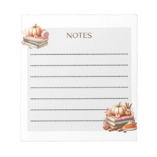 Bloco De Notas Pumpkin & Pages