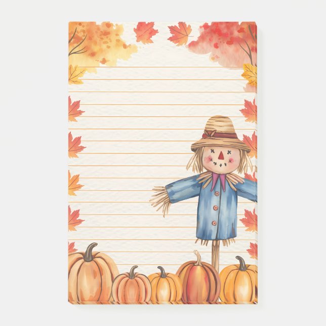 Bloco De Notas Pumpkins e Patchwork (Frente)