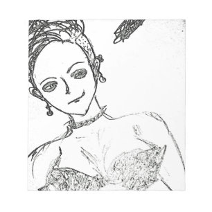 Bloco De Notas punk Girl...eu sou apenas uma garota americana ido