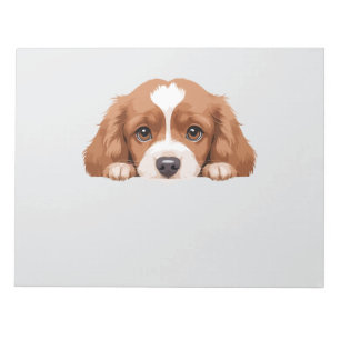 Bloco De Notas Puppy Peeking Bonito Adorável Cartografia De Anima