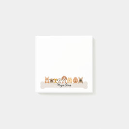 Bloco De Notas Puppy Posta Notas Um Notepad Cogy Bonito