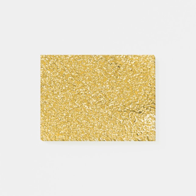 Bloco De Notas PURE DOURADO Splatter Patterno + texto/foto (Frente)
