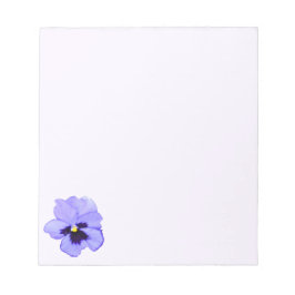 Bloco De Notas Purple Pansy