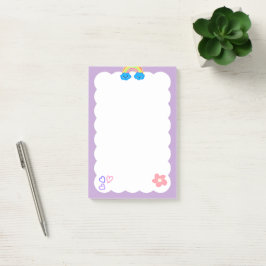 Bloco De Notas Purple sticky notes
