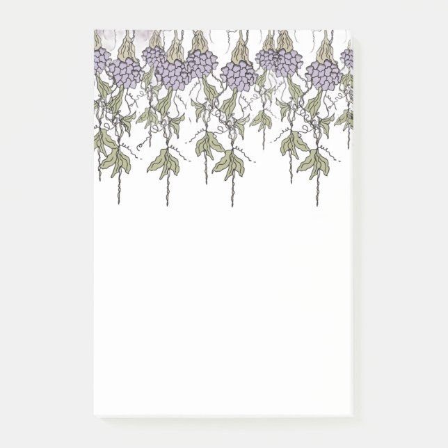 Bloco De Notas Purple Vines Notepad (Frente)