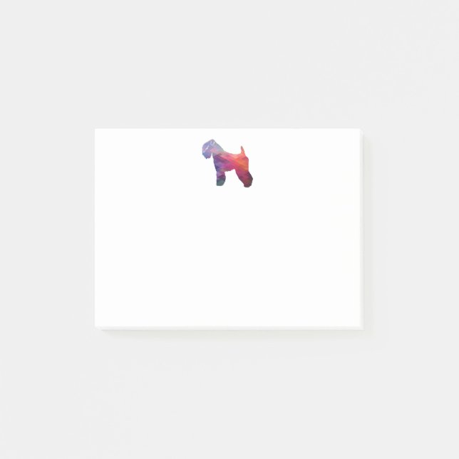 Bloco De Notas Púrpura de porco temperado com revestimento macio (Frente)