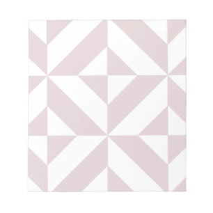 Bloco De Notas Púrpura Lilac Padrão Geométrico do Cubo