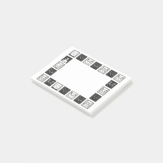 Bloco De Notas Quadrado de gatos