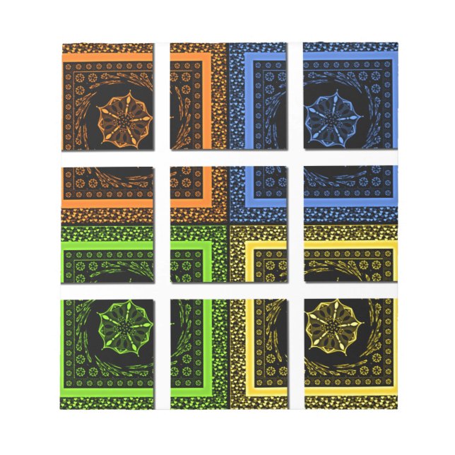 Bloco De Notas Quadrado em uma caixa (Frente)