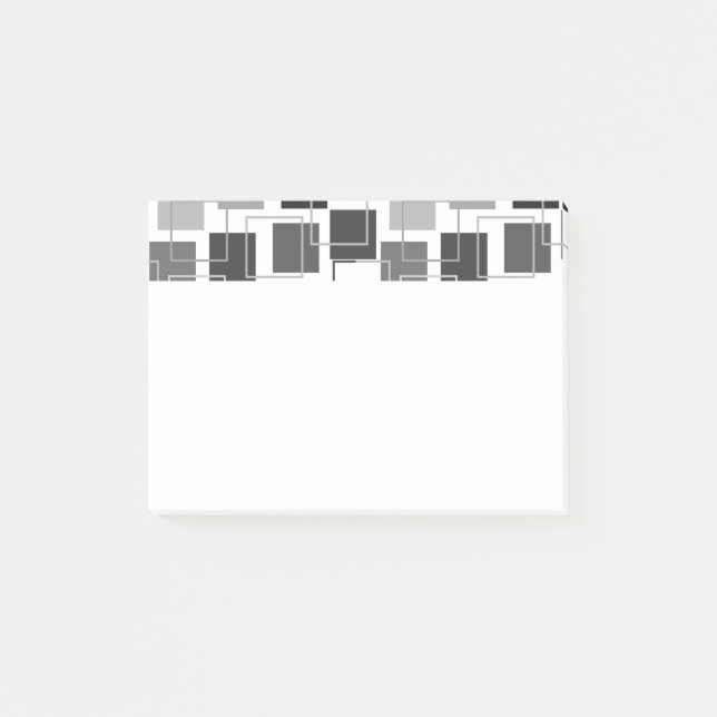 Bloco De Notas Quadrados e contornos (Frente)