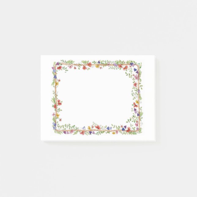 Bloco De Notas Quadro da Flor (Frente)