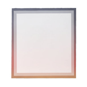 Bloco De Notas Quadro de Fotografia de Placa Solar Laranja Simple