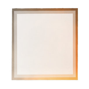Bloco De Notas Quadro de Fotografia de Placa Solar Laranja Simple