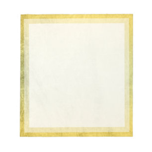 Bloco De Notas Quadro de Fotografia do Tabuleiro Amarelo Simples
