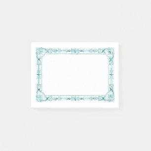 Bloco De Notas Quadro do Rico Verde Aqua