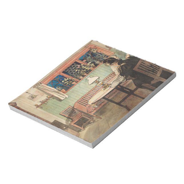 Bloco De Notas Quando as crianças foram para a cama de Larsson (Invertido)