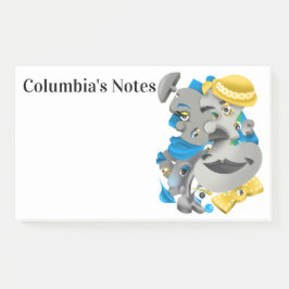 Bloco De Notas Quebra-cabeça surreal faces Posto-it-Notes