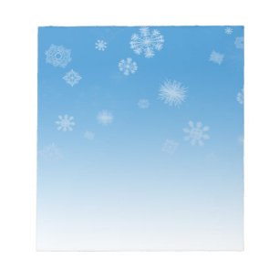 Bloco De Notas Queda de neve