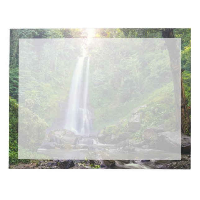 Bloco De Notas Quedas | Bali, Indonésia (Frente)