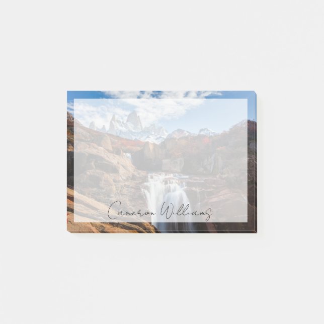 Bloco De Notas Quedas | Fitz Roy Mountain, Argentina (Frente)