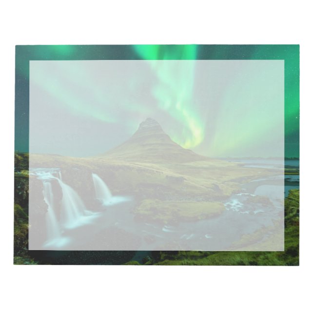 Bloco De Notas Quedas | Kirkjufellfoss Waterfall, Islândia (Frente)