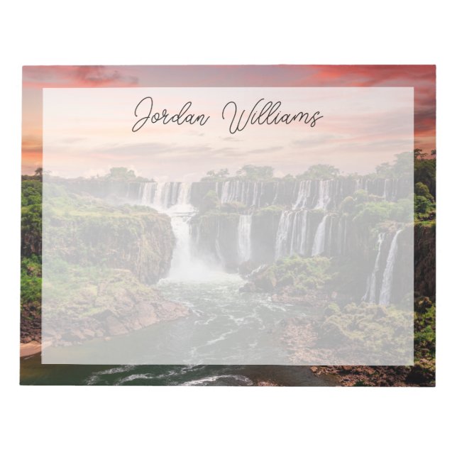 Bloco De Notas Quedas | Parque Nacional Iguacu (Frente)
