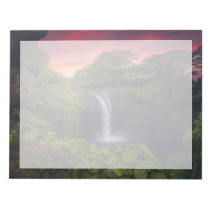 Bloco De Notas Quedas Rainbow Falls, Hilo, Havaí