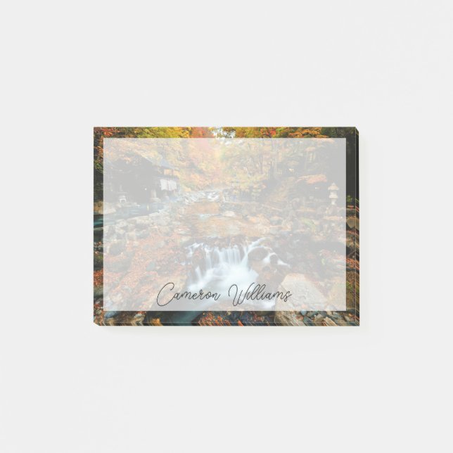 Bloco De Notas Quedas | Takaragawa Onsen Osenkaku, Japão (Frente)