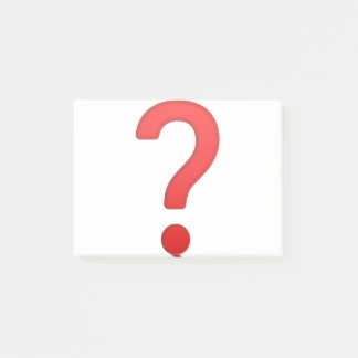 Bloco De Notas Question Mark