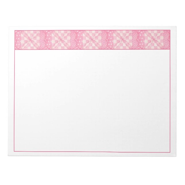 Bloco de notas QUILT 11x8.5 (Frente)