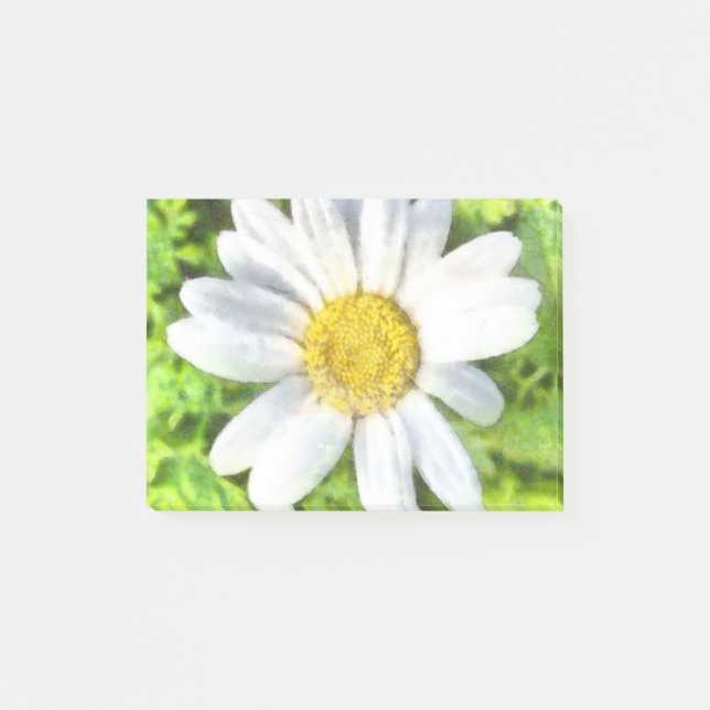 Bloco De Notas Radiant Daisy Watercolor (Frente)