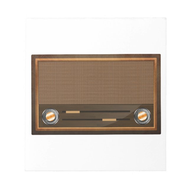 Bloco De Notas Rádio Vintage (Frente)