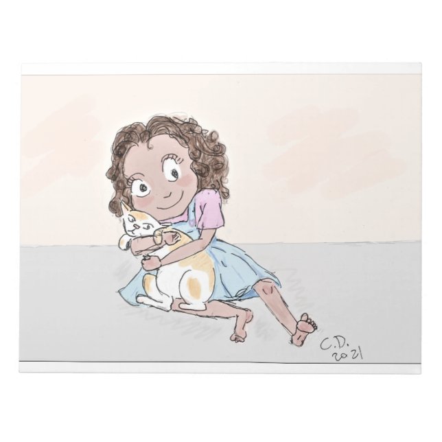 Bloco De Notas ragamuffins com trilhas e toques de fundo (Frente)