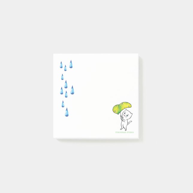 Bloco De Notas Rain drop notes (Frente)
