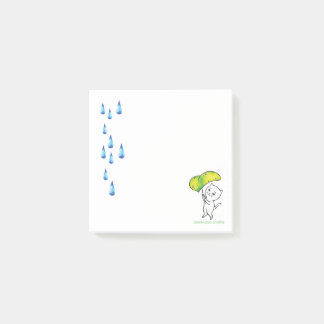 Bloco De Notas Rain drop post-it notes