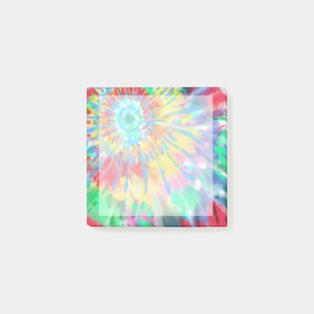 Bloco De Notas Rainbow Burst Tie Dye (Frente)