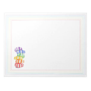 Bloco de notas RAINBOW CANDY 11x8.5