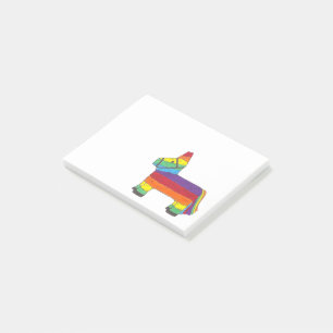 Bloco De Notas Rainbow Donkey Partido Piñata Favor Fiesta Celebra