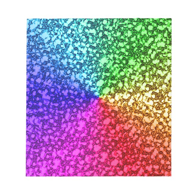 BLOCO DE NOTAS RAINBOW GLITTER (Frente)