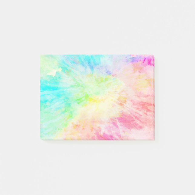 Bloco De Notas Rainbow Tie Dye (Frente)