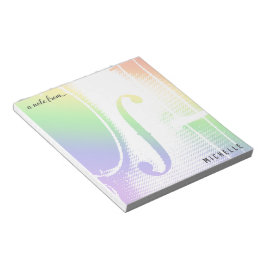 Bloco De Notas Rainbow Violin