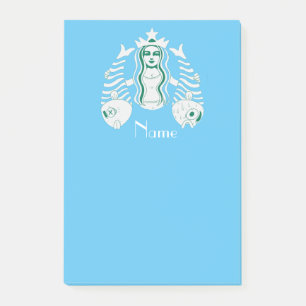 Bloco De Notas Rainha de Coroa Estelar Sereia Thunder_Cove