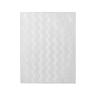 Bloco De Notas Rainy Sky Gray Chevron Pattern