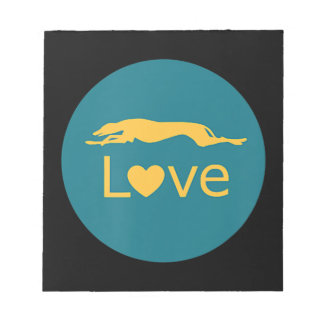 Bloco De Notas Raiva Aposentada do Amor a Greyhound