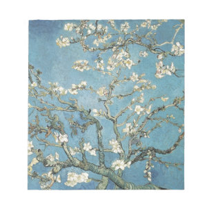 Bloco De Notas Ramos da amêndoa de Vincent van Gogh na flor,