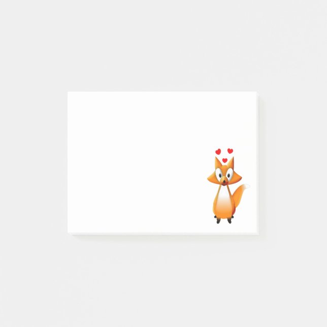 Bloco De Notas Rapariga de desenho animado fofa Animal (Frente)