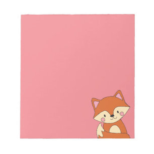 Bloco De Notas Raposa