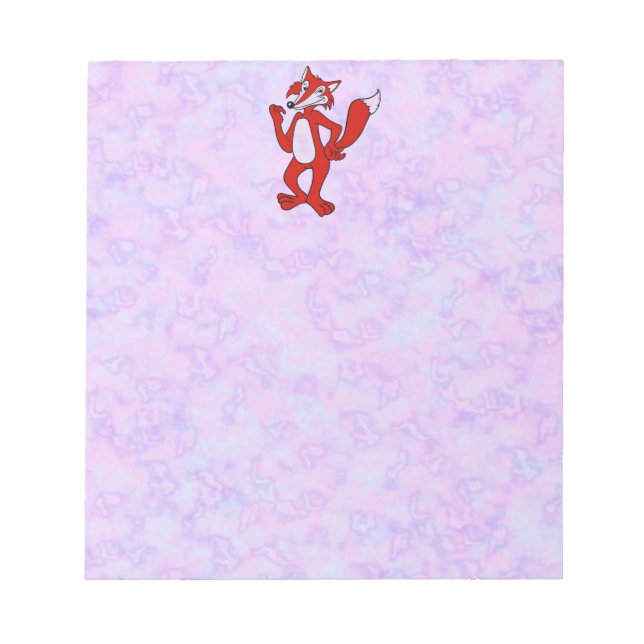 Bloco De Notas Raposa Vermelha (Frente)