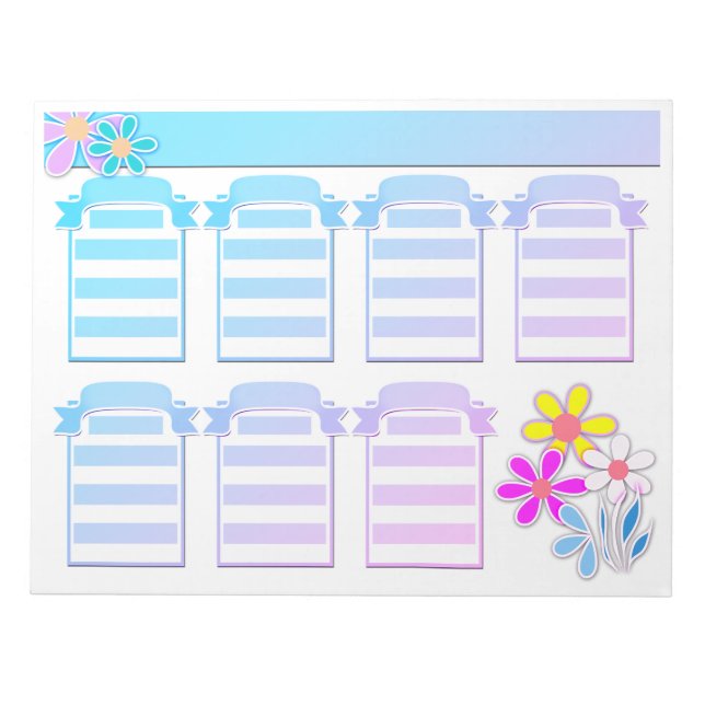 Bloco De Notas Rasgue o calendário, crie-se Notepad (Frente)